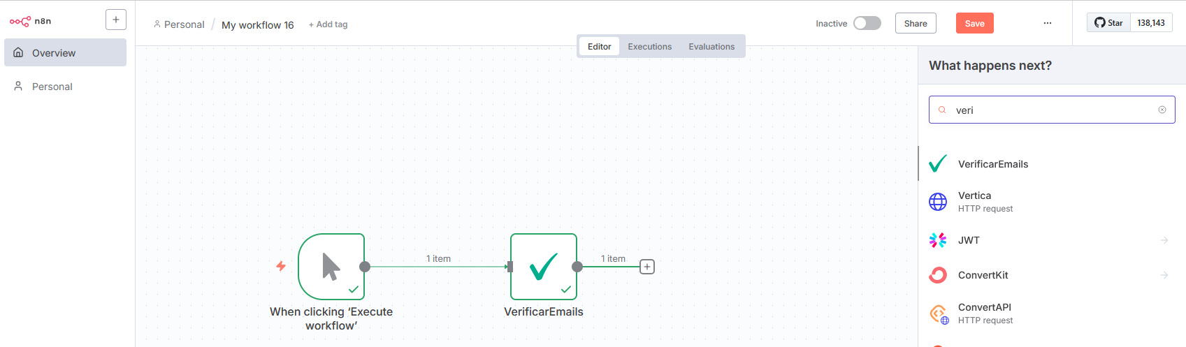 Dashboard Verificaremails
