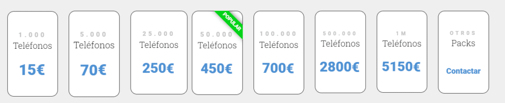 precios verificar telefonos