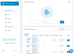 Como verificar direccione spostales