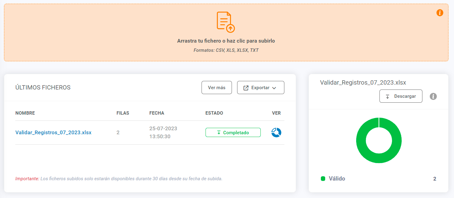 Verificar arquivos de endereços postais