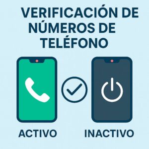 verificación de números de teléfono