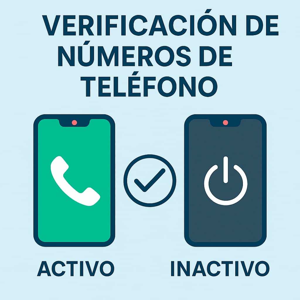 verificación de números de teléfono