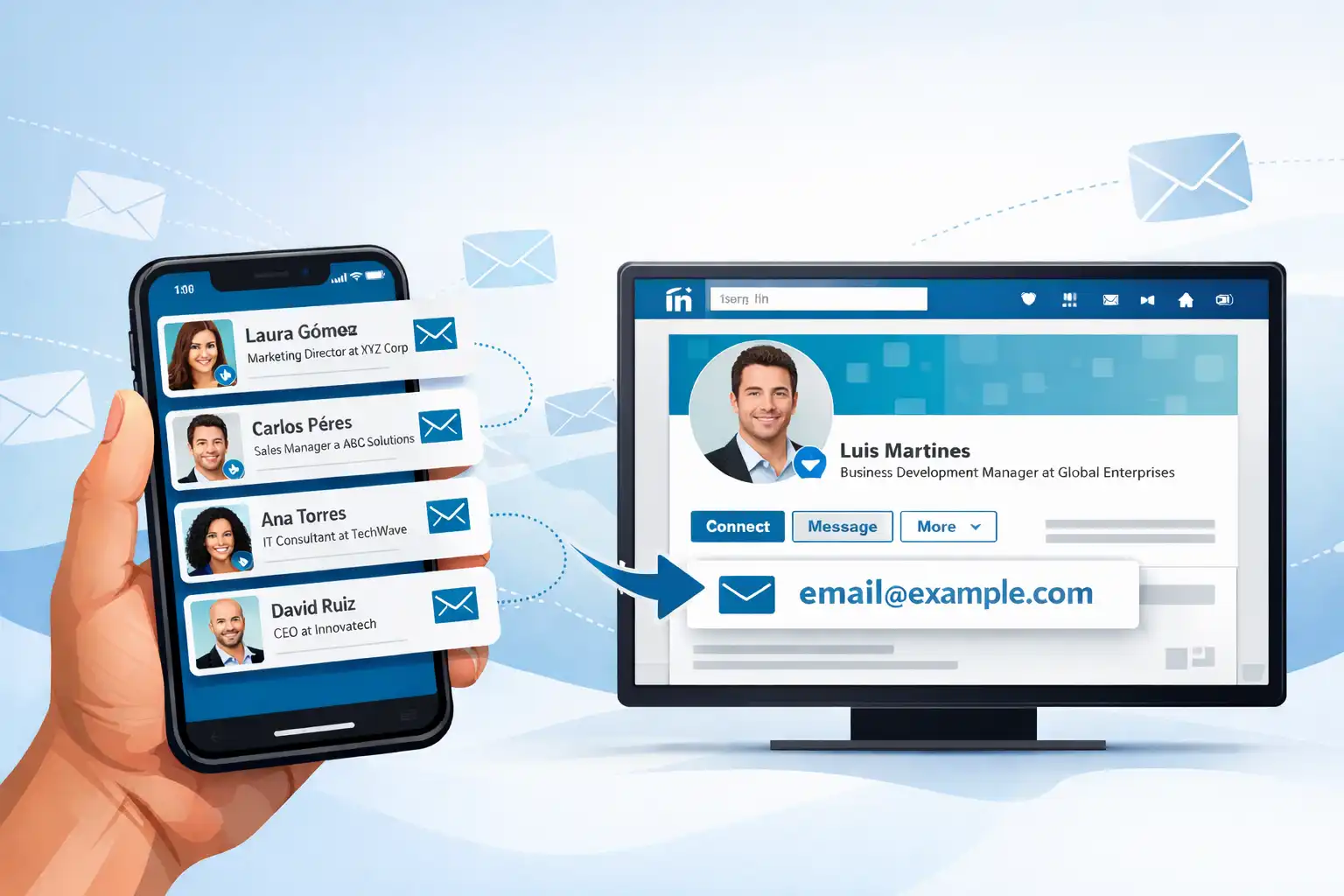 Herramienta obtener emails