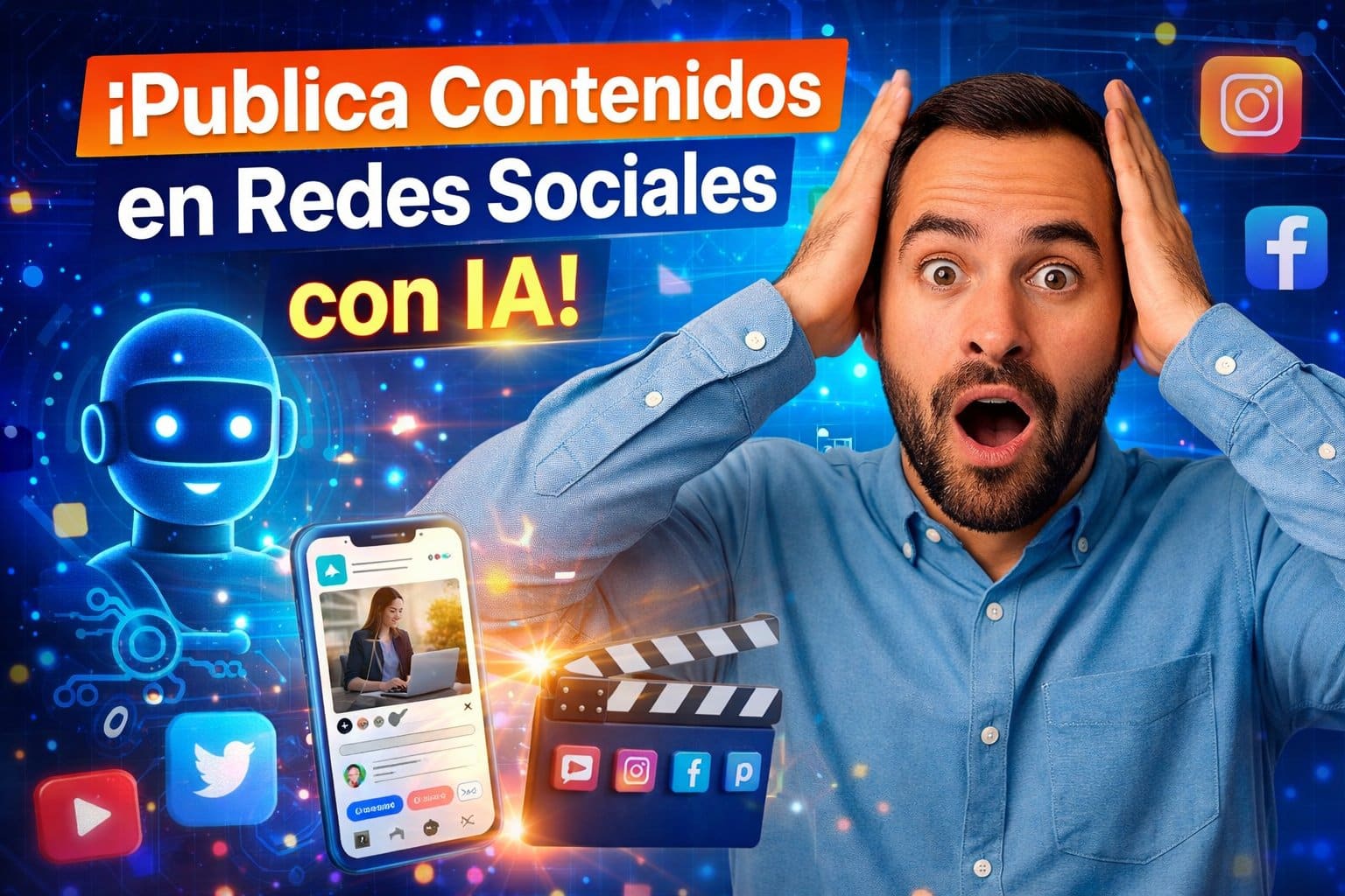 automatización de contenidos en redes sociales con IA